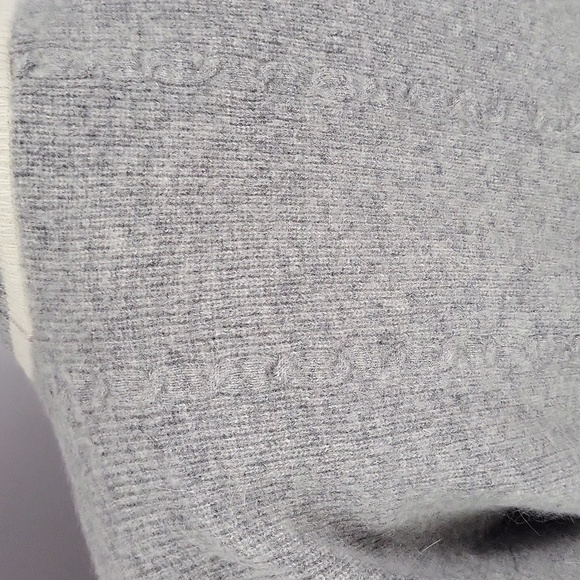 J.G. Hook Vintage Gray Lambswool  Cardigan - Picture 7 of 11